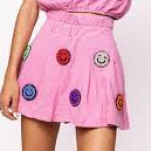 Queen‎ of Sparkles Smiley Face skort size medium